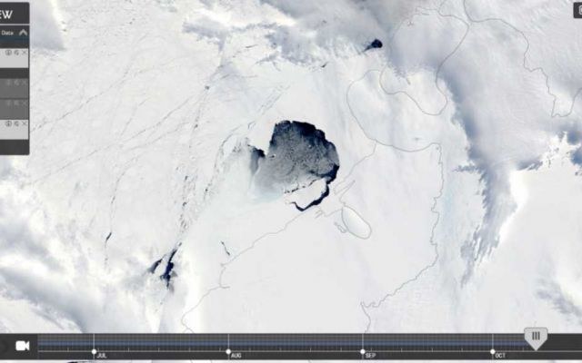 Czym jest dziwny otwór w pokrywie lodowej Antarktydy? /materiały prasowe