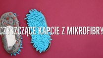 Czyszczące kapcie z mikrofibry