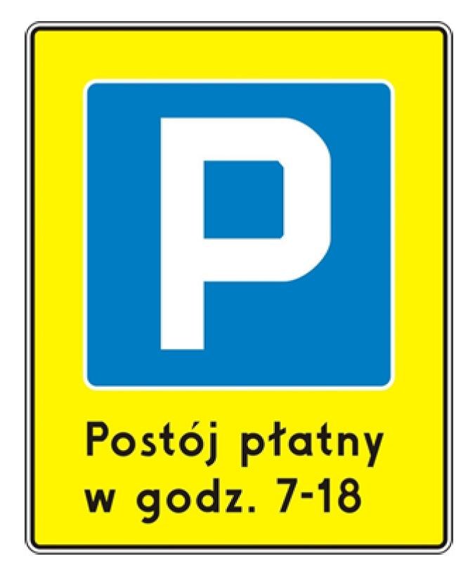 D-44a „śródmiejska strefa płatnego parkowania” /Ministerstwo Infrastruktury /