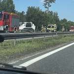 Dachowanie ciężarówki na A4