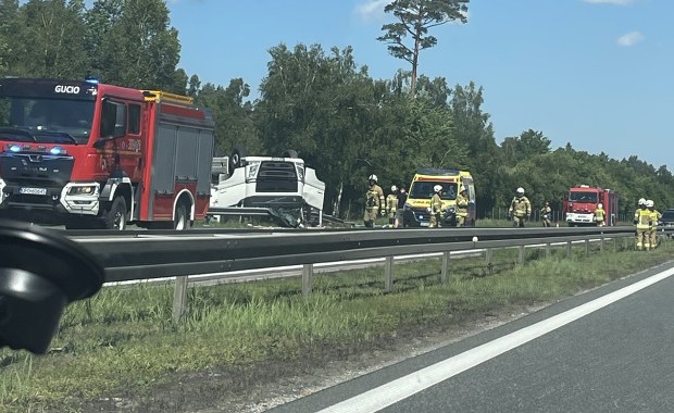 Dachowanie ciężarówki na A4