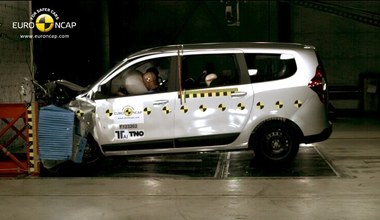 Dacia Lodgy: trzy gwiazdki w Euro NCAP