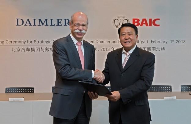 Daimler zainwestował w BAIC /Informacja prasowa