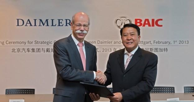 Daimler zainwestował w BAIC /Informacja prasowa