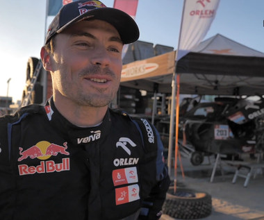 Dakar 2022. Jakub Przygoński po 7. etapie. (Polsat Sport)