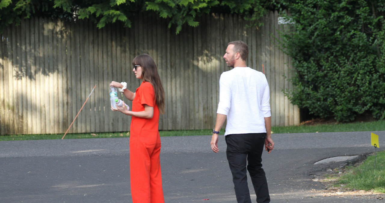 Dakota Johnson i Chris Martin /Splash News /East News