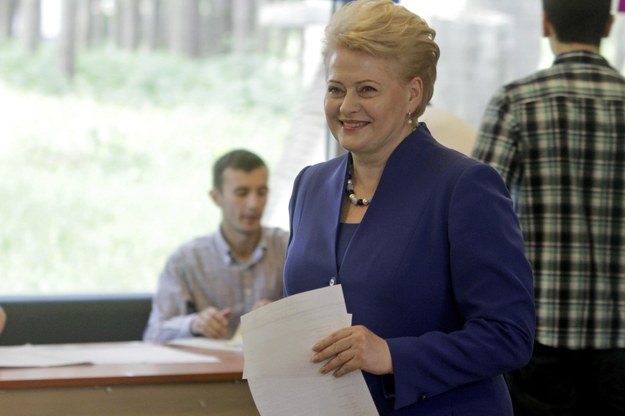Dalia Grybauskaite /VALDA KALNINA /PAP/EPA