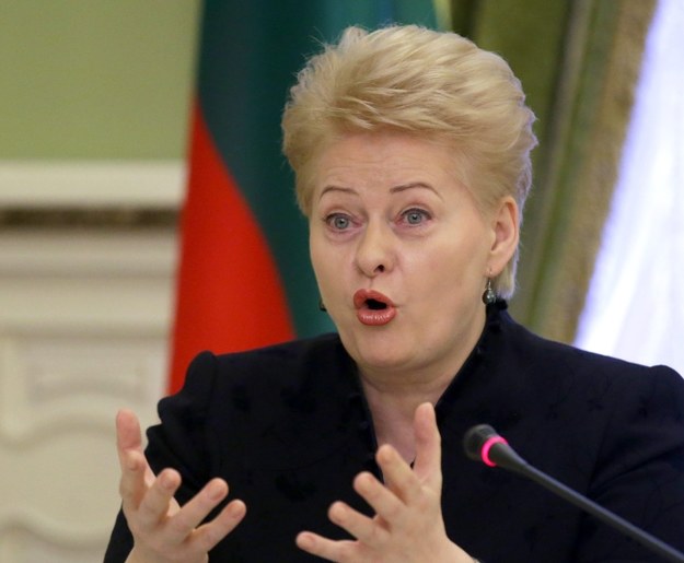 Dalia Grybauskaite /PAP/EPA/TATYANA ZENKOVICH /PAP/EPA