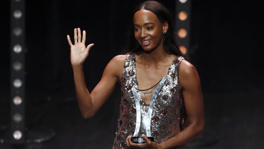 Dalilah Muhammad /SEBASTIEN NOGIER  /PAP/EPA