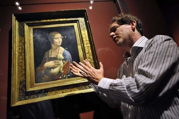 Dama z gronostajem Leonarda da Vinci jest bezcenna /AFP