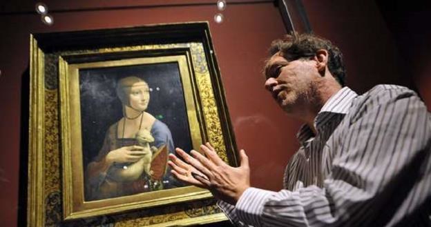 Dama z gronostajem Leonarda da Vinci jest bezcenna /AFP