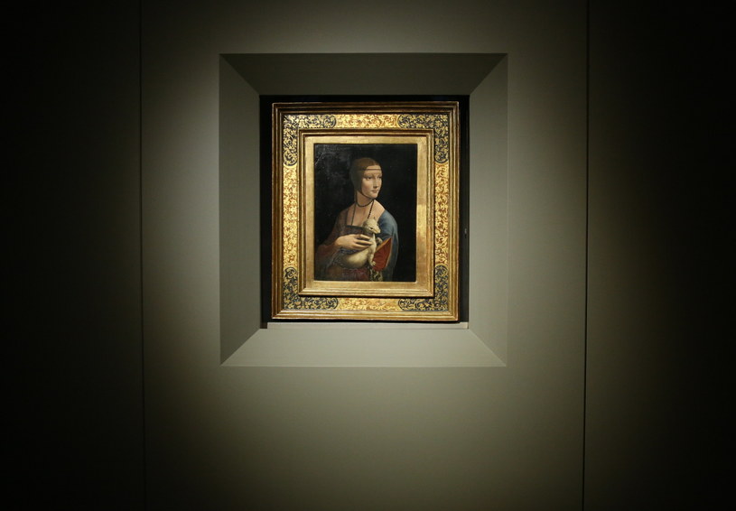 "Dama z gronostajem" Leonarda da Vinci /PAP