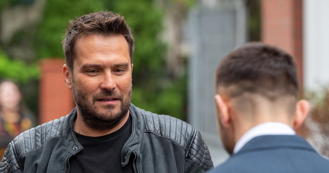 Damian powie synowi, ze jest z niego bardzo dumny /Źródło: AIM