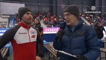 Damian Żurek: Pierwsze 300 m było dobre, ale potem na wirażu pojawiły się błędy. WIDEO