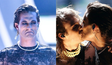Damiano David z zespołu Maneskin pocałował chłopaka na scenie. Wspiera LGBT!