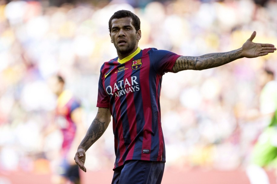 Dani Alves /ALEJANDRO GARCIA  /PAP/EPA
