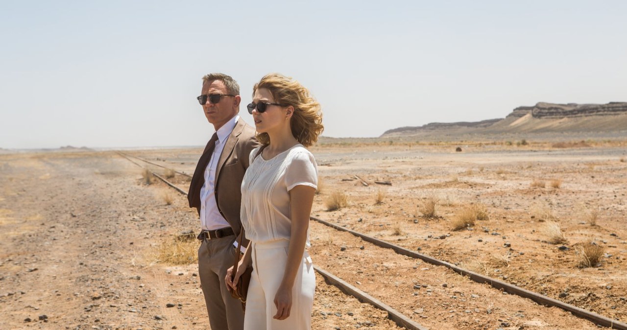 Daniel Craig i Léa Seydoux w filmie "Spectre" /materiały prasowe