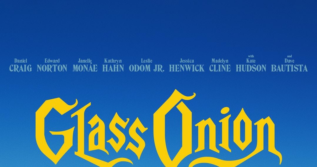 Daniel Craig na plakacie filmu "Glass Onion" /Netflix /materiały prasowe