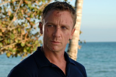 Daniel Craig na planie "Casino Royale" /