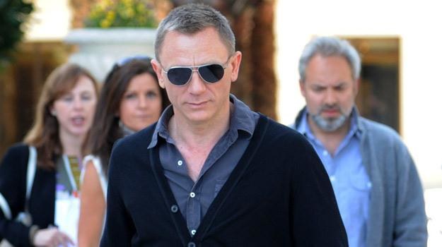 Daniel Craig na planie "Skyfall" /AFP