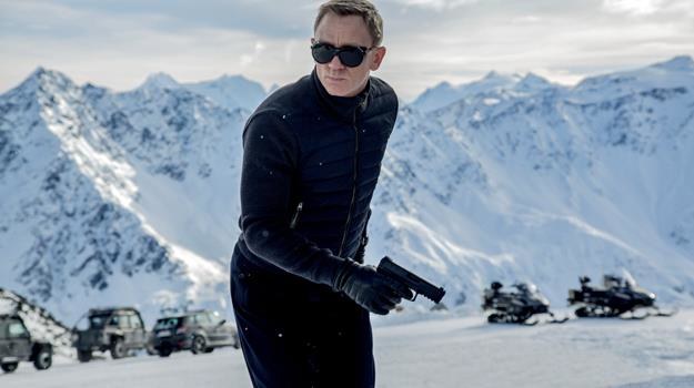 Daniel Craig na planie "Spectre". Aktor już po raz czwarty wciela się w rolę Jamesa Bonda /materiały dystrybutora