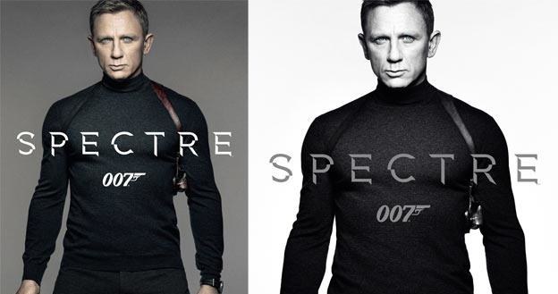 Daniel Craig na premierowych plakatach "Spectre" /materiały dystrybutora