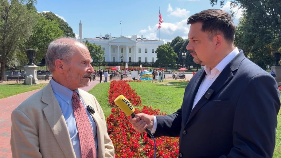 Daniel Fried i amerykański korespondent RMF FM Paweł Żuchowski /RMF FM