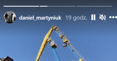 Daniel Martyniuk pokazał zdjęcia z portu   /https://www.instagram.com/daniel_martyniuk/ /Instagram