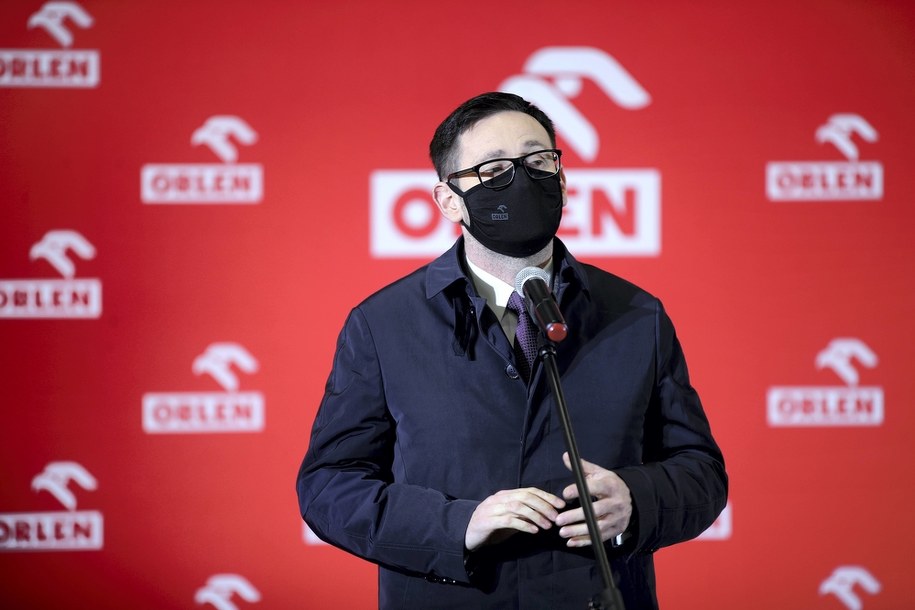 Daniel Obajtek, prezes Orlenu /	Łukasz Gągulski /PAP