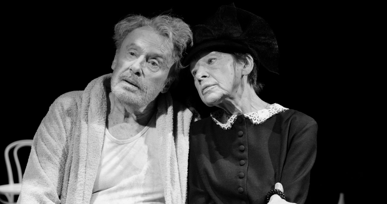 Daniel Olbrychski i Jadwiga Jankowska-Cieślak /Gałązka /AKPA