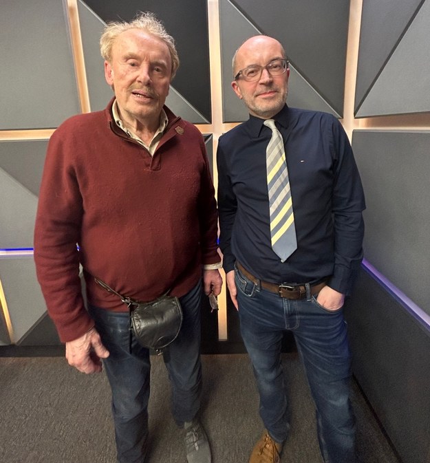 Daniel Olbrychski i Marcin Jędrych /RMF FM