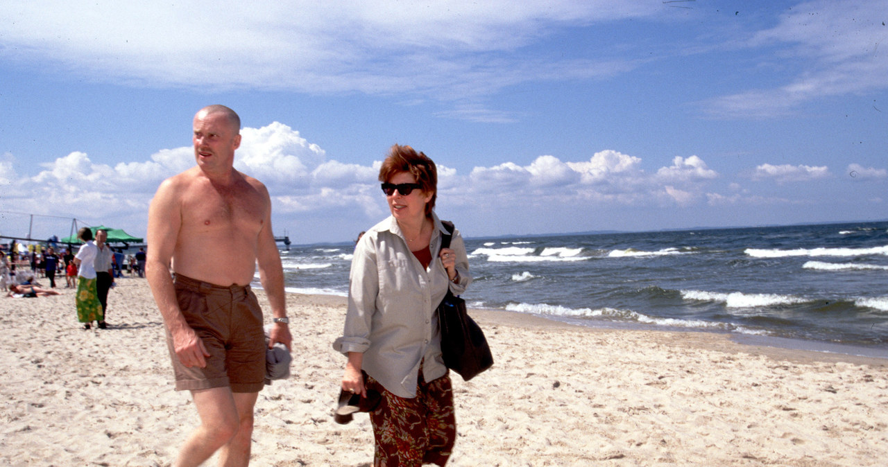 Daniel Olbrychski i Zuzanna Łapicka-Olbrychska - Miedzyzdroje'98, fot. Marcin Michalski /Agencja FORUM