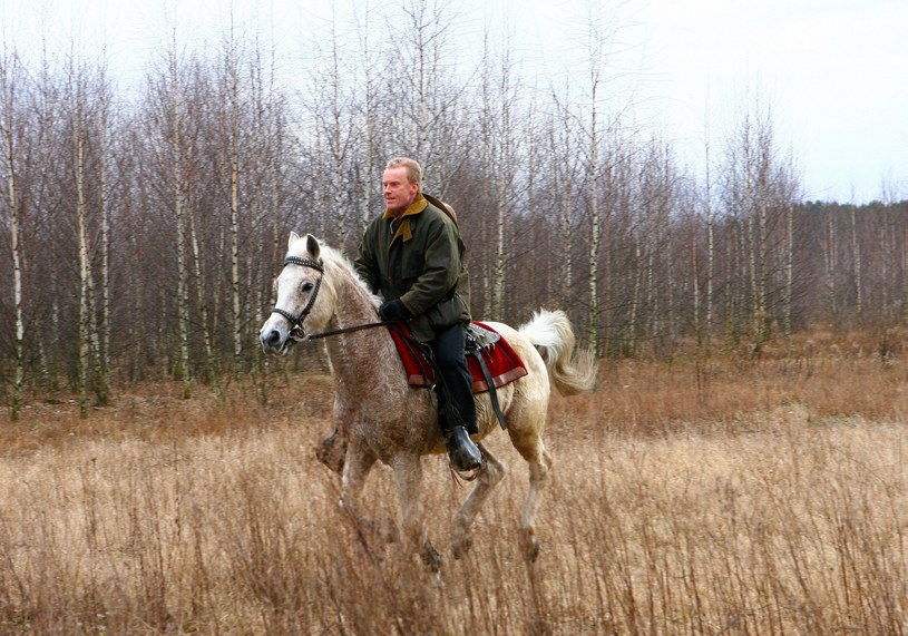 Daniel Olbrychski na koniu, fot. Wojciech Olszanka /East News