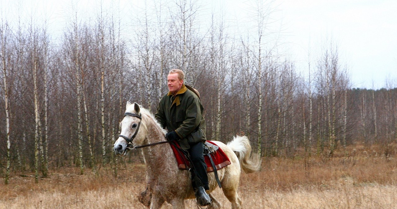 Daniel Olbrychski na koniu, fot. Wojciech Olszanka /East News