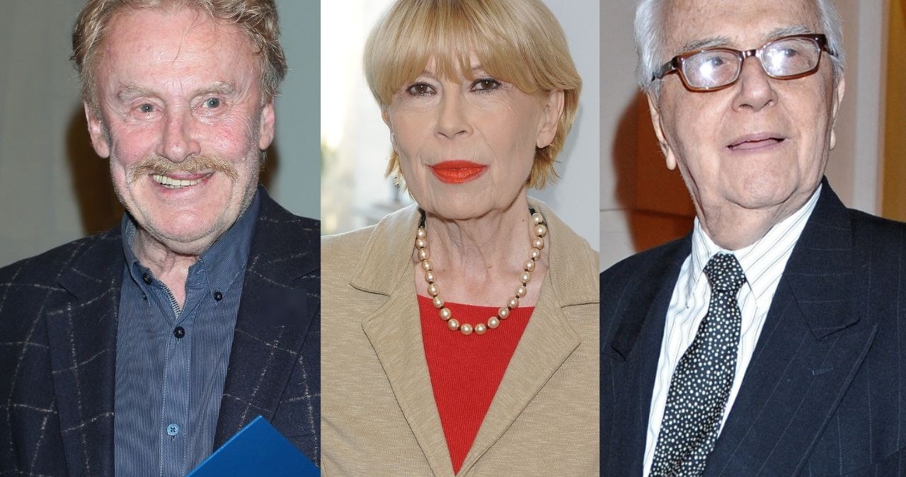 Daniel Olbrychski, Zuzanna Łapicka i Andrzej Łapicki /Gałązka /MWMedia/AKPA