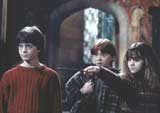 Daniel Radcliffe, Emma Watson i Rupert Grint w filmie "Harry Potter i kamień filozoficzny" /