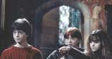 Daniel Radcliffe, Emma Watson i Rupert Grint w filmie "Harry Potter i kamień filozoficzny" /