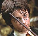 Daniel Radcliffe w pierwszym filmie o Harrym Potterze /