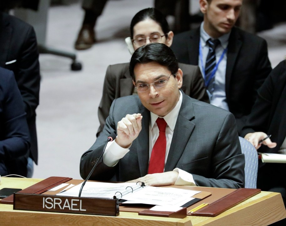 Danny Danon zarzucał Palestynie terroryzm /PAP/EPA /PAP/EPA