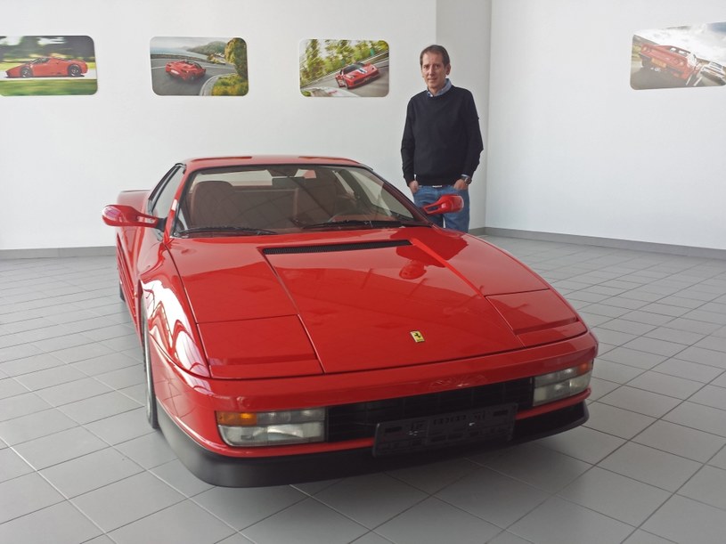 Dante Cinque i Ferrari Testarossa /INTERIA.PL