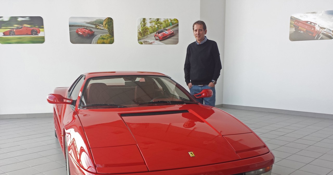 Dante Cinque i Ferrari Testarossa /INTERIA.PL