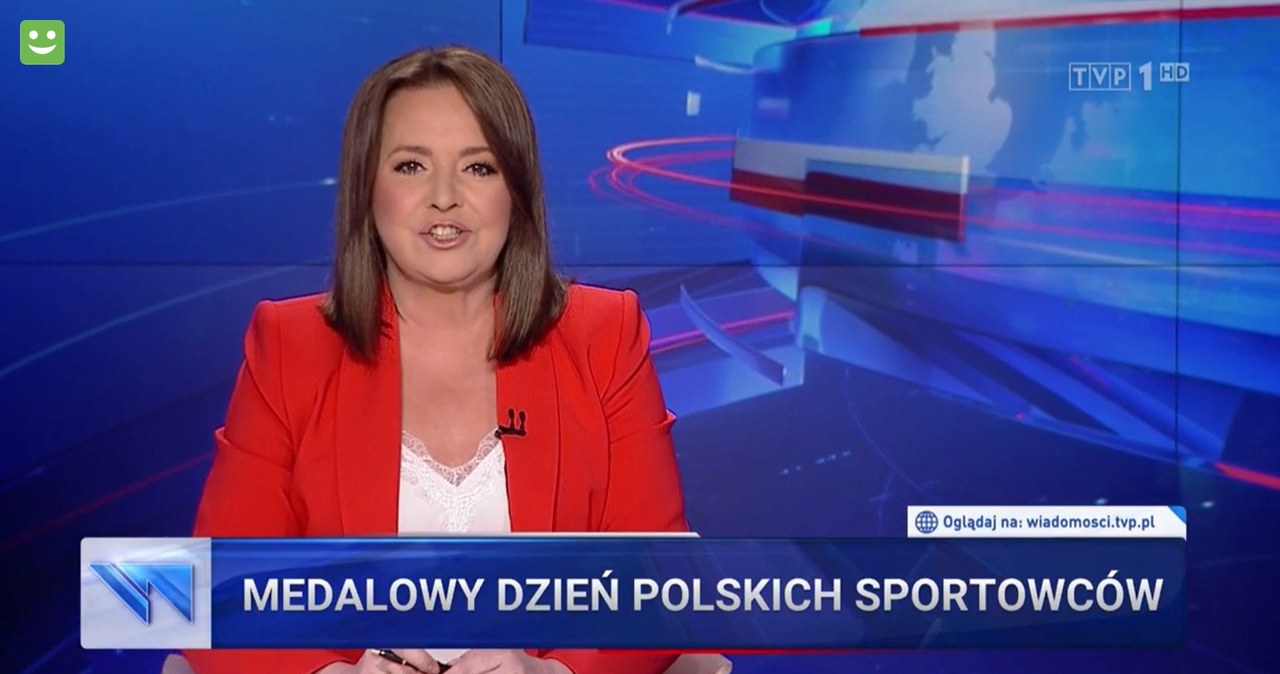 Danuta Holecka po metamorfozie /Żródło:https://wiadomosci.tvp.pl/ /materiał zewnętrzny