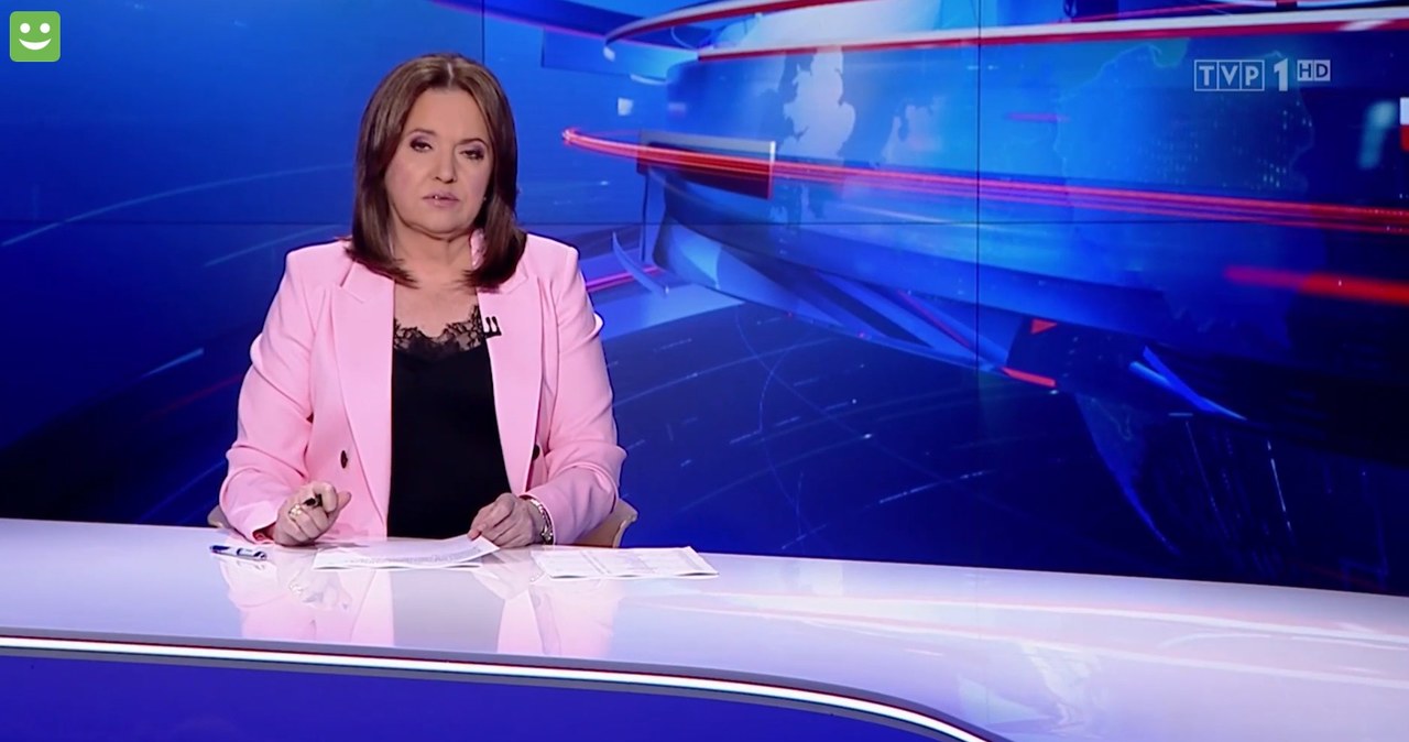 Danuta Holecka w "Wiadomościach" /https://wiadomosci.tvp.pl/ /materiał zewnętrzny