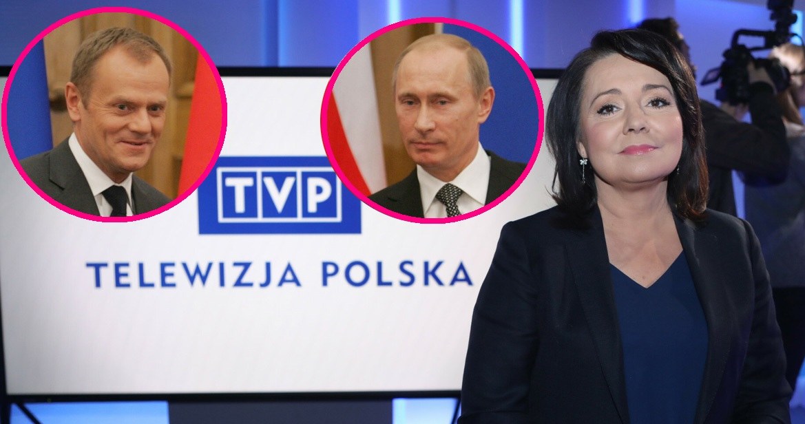 Danuta Holecka, Władimir Putin i Donald Tusk: (fot. PIOTR KOWALCZYK/East News) /STANISLAW KOWALCZUK/EAST NEWS  /East News