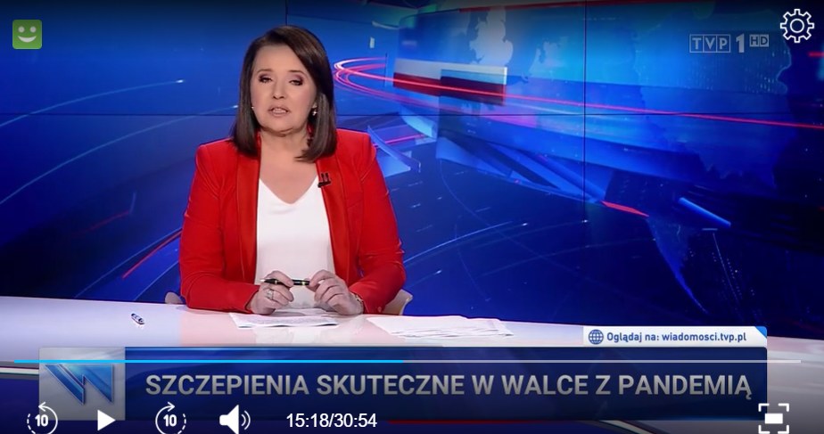 Danuta Holecka wróciła do "Wiadomości" w TVP /TVP /