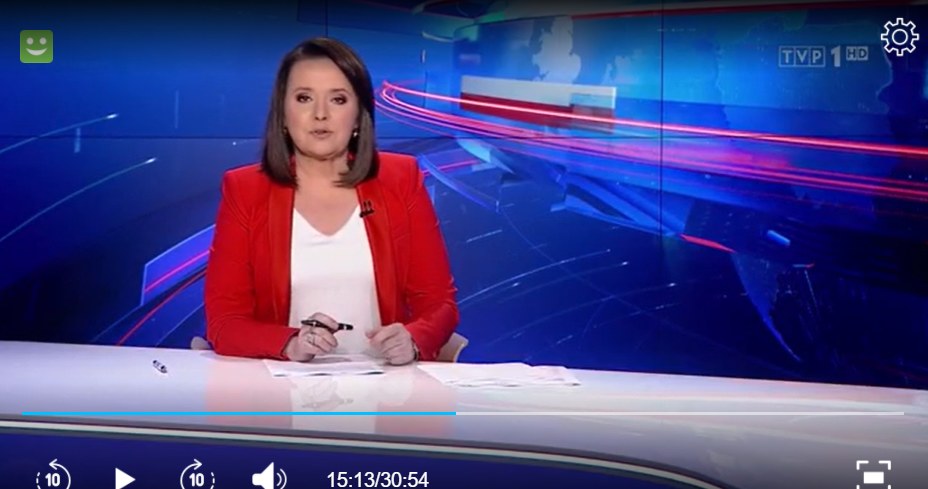 Danuta Holecka wróciła do "Wiadomości" w TVP /TVP /