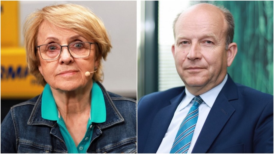 Danuta Hübner i Konstanty Radziwiłł /Michał Dukaczewski /RMF FM