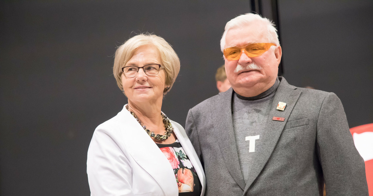 Danuta i Lech Wałęsowie /Wojciech Strozyk/ /Reporter