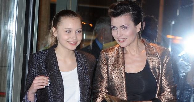 Danuta Stenk z córką, której nie wprowadza na salony /- /MWMedia