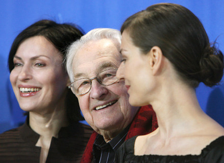 Danuta Stenka, Andrzej Wajda i Maja Ostaszewska /AFP
